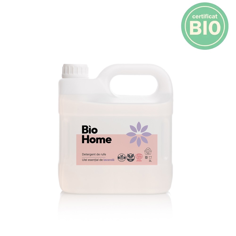 Detergent de rufe BIO - cu ulei esential de lavanda 3L