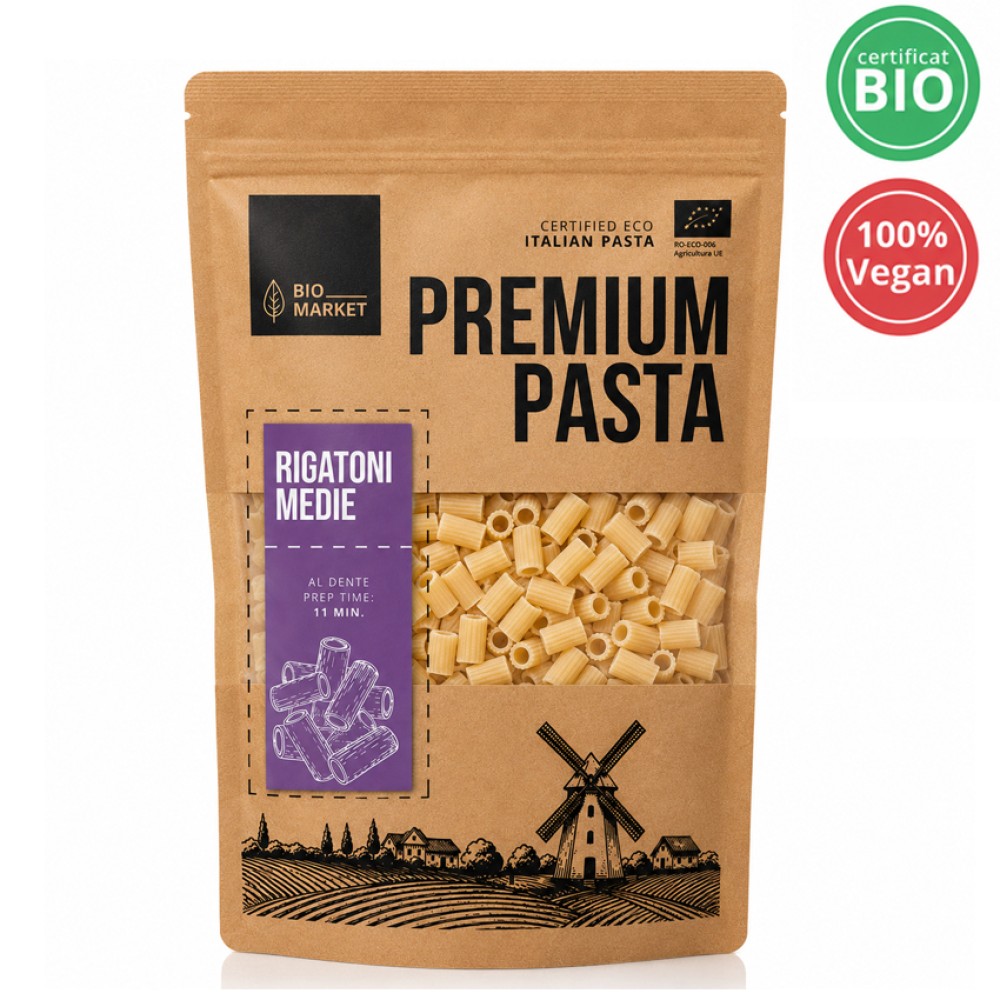Paste rigatoni bio 400g