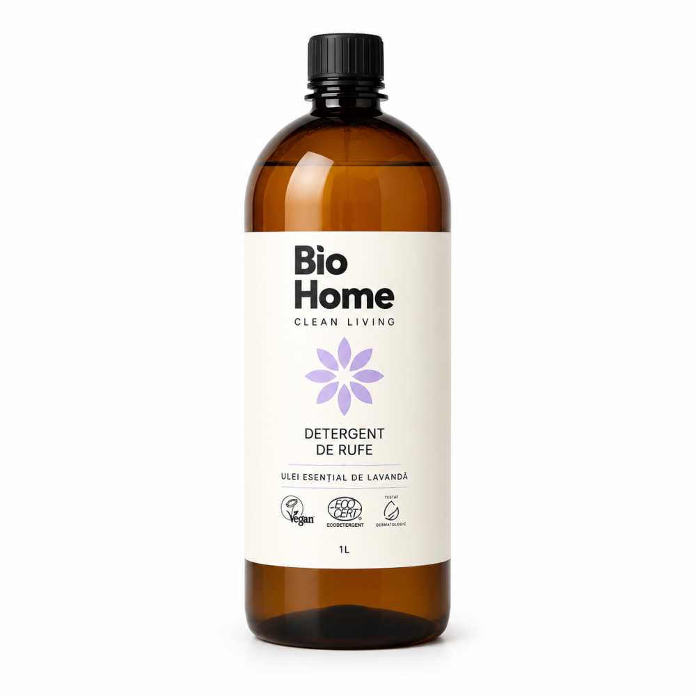 Detergent de rufe BIO - cu ulei esential de lavanda 1L