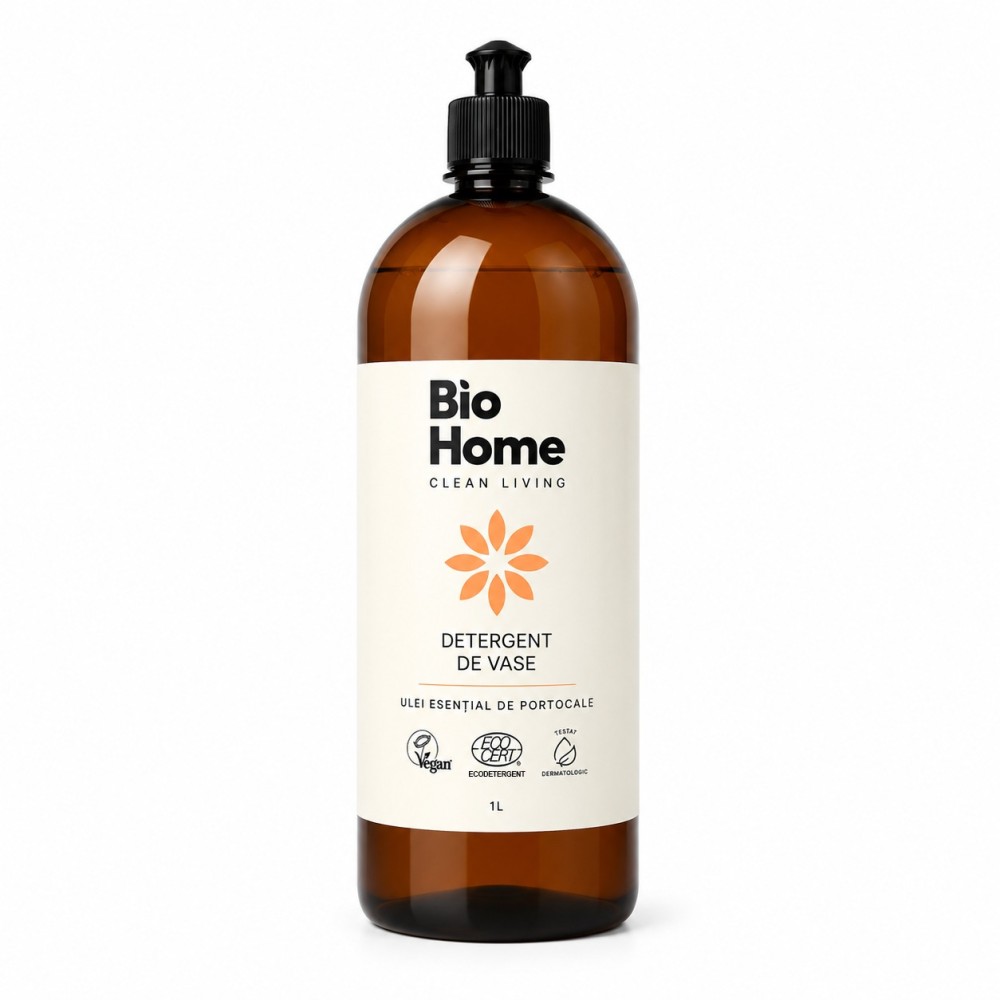 Detergent de vase BIO - cu ulei esential de portocale 1L