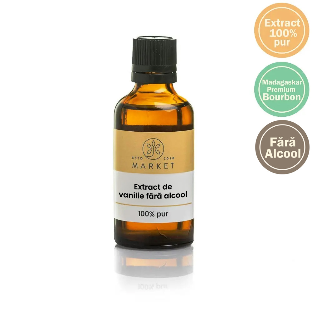 Extract pur de vanilie de Bourbon fara alcool 50ml