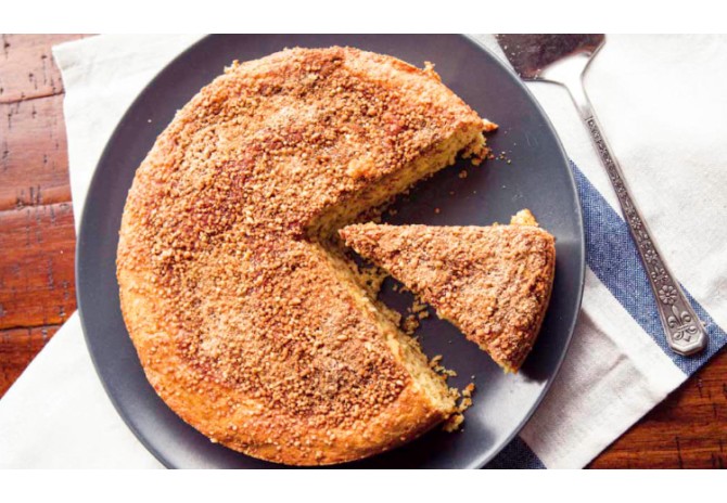 Chec cu faina de migdale si zahar de cocos