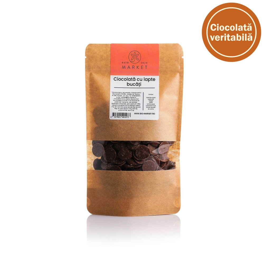 Ciocolata veritabila cu lapte 500g