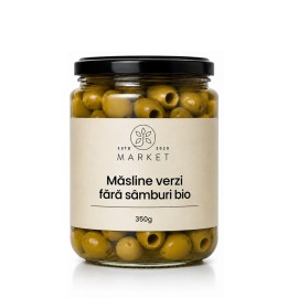 Masline Verzi Fără Sâmburi Bio 350g