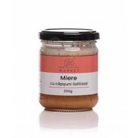 Miere cu capsuni liofilizati 200g