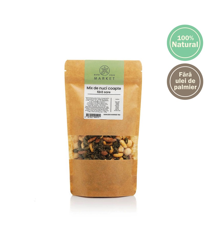 Mix de nuci coapte fara sare 500g