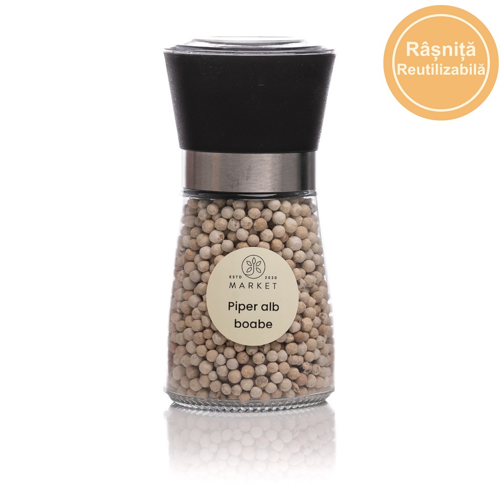 Piper alb boabe rasnita 110g