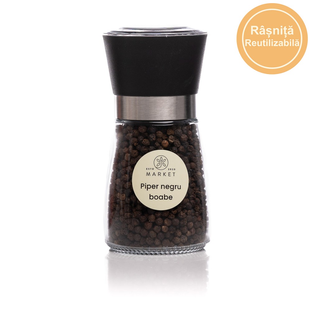 Piper negru boabe rasnita 90g