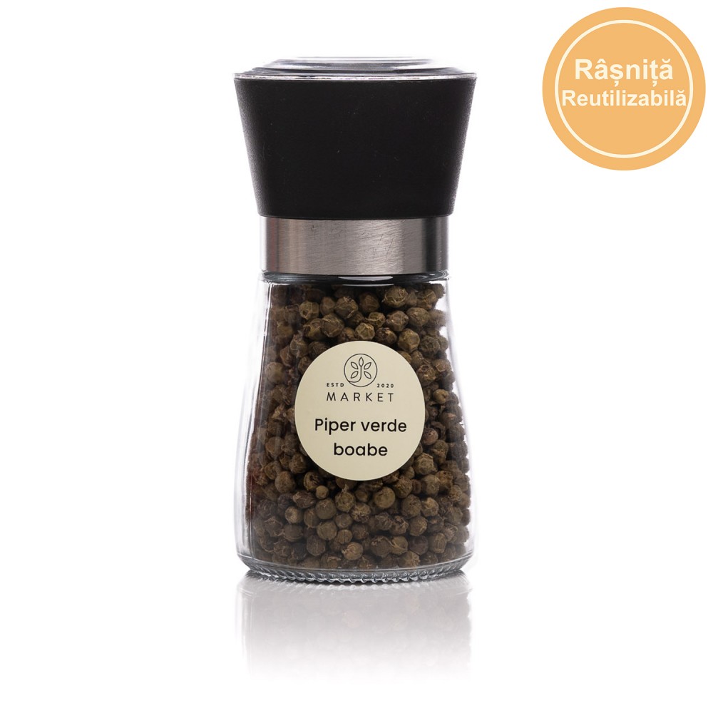 Piper verde boabe rasnita 65g