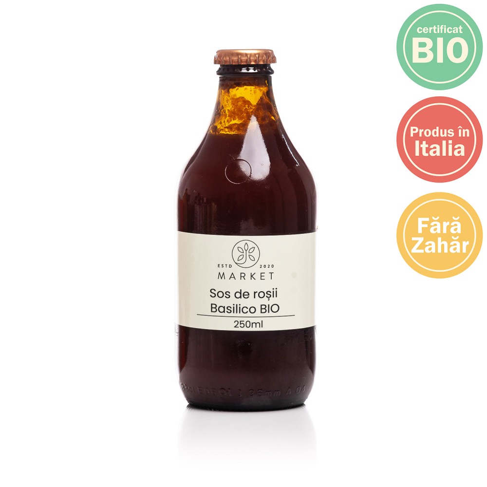 Sos de rosii Basilico bio 330g