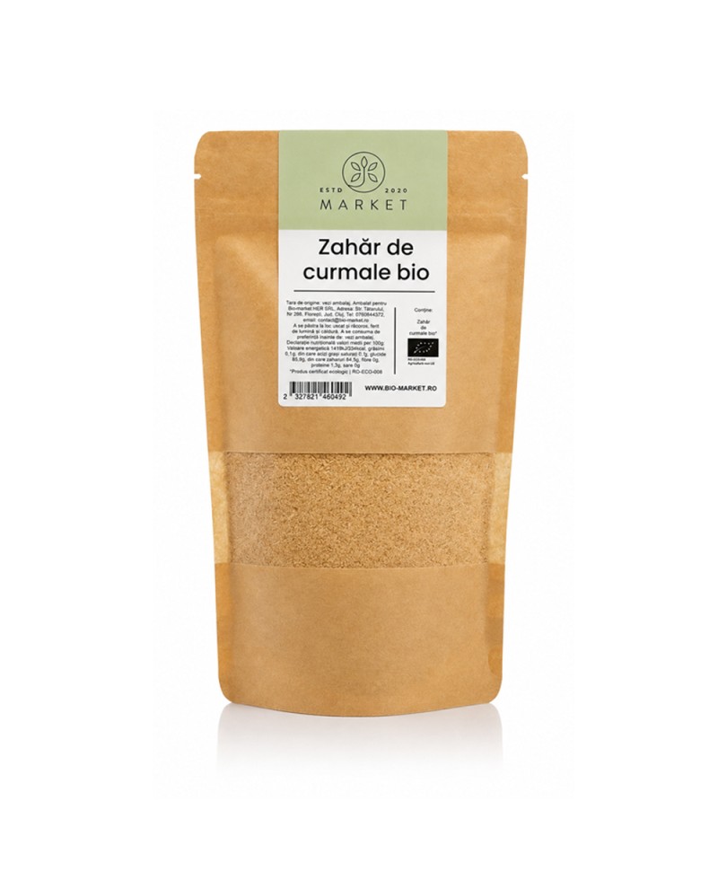 Zahar de curmale bio - 100% curmale 1kg