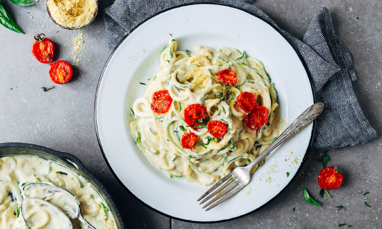 Paste cu smantana de caju